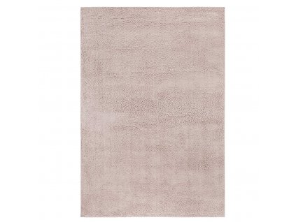 HOMCOM, koberec s vysokým vlasem, koberec s vysokým vlasem, huňatý, jednobarevný, hladký, s okraji, snadno udržovatelný a odolný, béžový, 230 x 160 x 2,6 cm