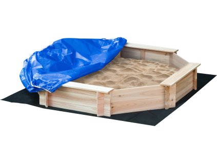 30697 1 detske piskoviste s krytem 139 5 x 139 5 x 21 5 cm prirodni modre