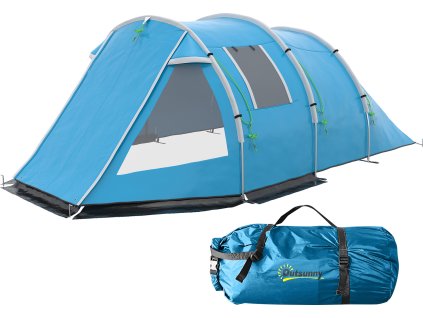 31015 1 tunelovy stan pro 4 osoby modry