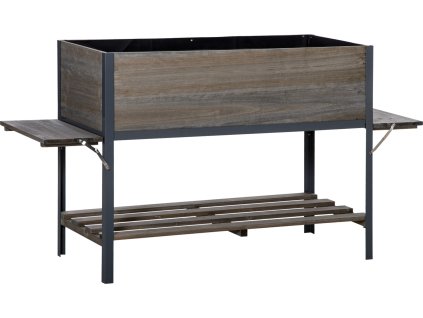 31495 vyvyseny zahon 140x46x75 5 cm svetle sedy