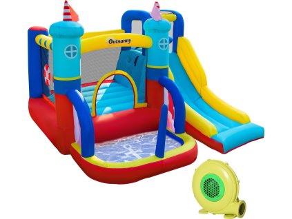 31612 1 nafukovaci skakaci hrad 265 x 260 x 200 cm vicebarevny