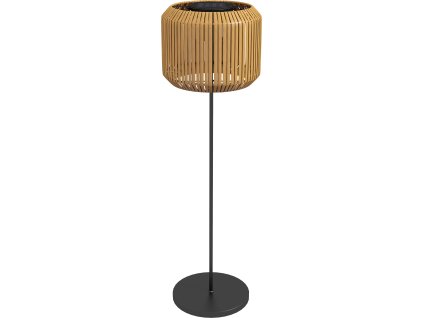 31675 9 ratanova solarni lampa 34 x 130 cm zluta