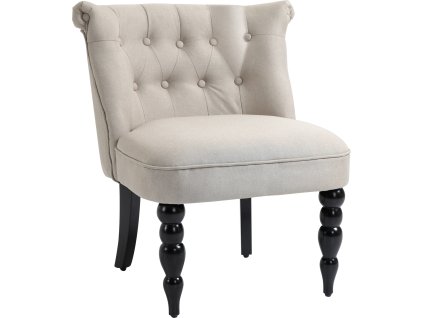 32881 calounene kreslo 67 x 67 x 78 cm bezove cerne