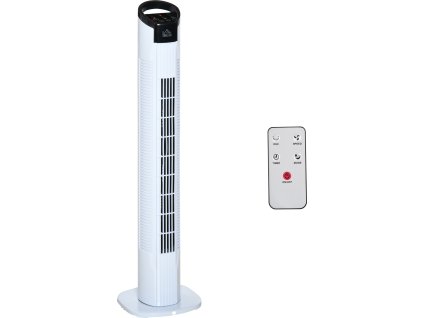 33379 1 podstavny ventilator s dalkovym ovladanim 78 5 cm cerny bily