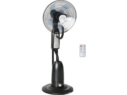 33391 ventilator s rozprasovacem vody 120 cm cerny
