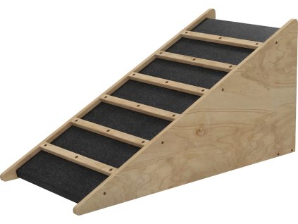 33712 9 protiskluzova rampa pro stredni psy 90x40x45 cm prirodni