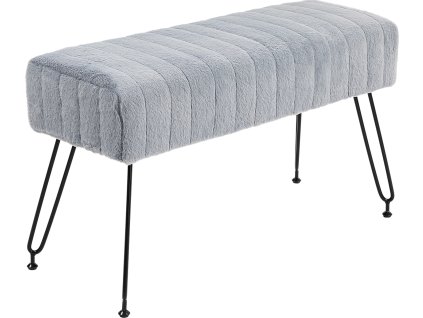 33970 calounena lavice na boty 82x30x47 cm seda