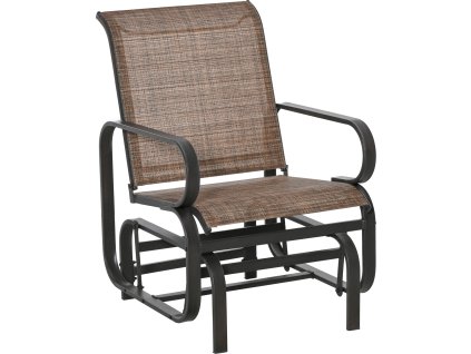 35293 9 relaxacni houpaci kreslo hnede