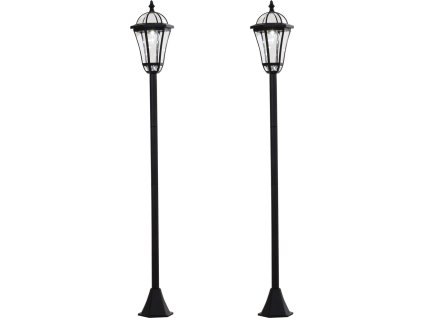 35308 9 sada 2 solarnich zahradnich lamp cerna