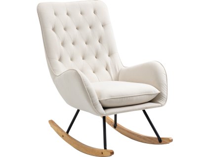 35365 9 relaxacni houpaci kreslo 69x90x100 cm prirodni kremove