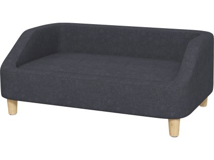 Pohovka pro psy 95x63x39 cm | tmavě šedá