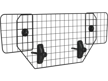 Bezpečnostní přepážka do kufru auta 90-120x40,5 cm | černá