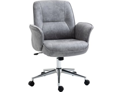 Kancelářské ergonomické křeslo 67x69x92-102 cm | světle šedé