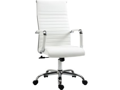 Kancelářské křeslo ergonomické 54x62x104-114 cm | bílé
