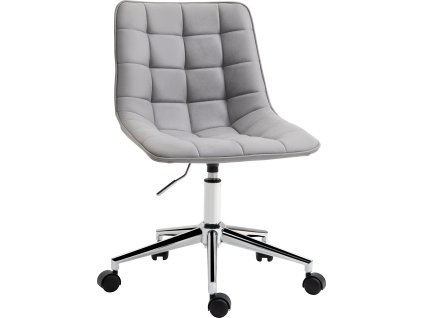 Kancelářská židle otočná o 360° |  světle šedá