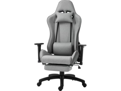 Kancelářská otočná židle 73x57x127-135 cm | šedá