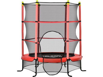 Dětská trampolína s bezpečnostní sítí Ø 163 cm | červená