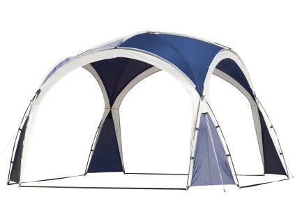Kempovací party stan Marquee 3,5 x 3,5 x 2,22 m| modro- bílý