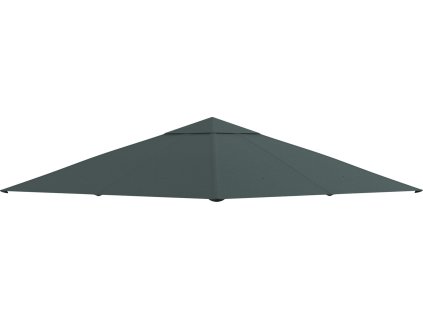 Náhradní polyesterová střecha na altán 180 g /m² 3x3 m | tmavě šedá