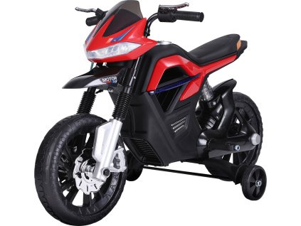 Dětská elektrická motorka 105 x 52,3 x 62,3 cm | červeno-černá