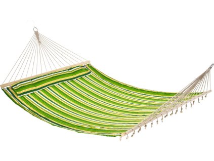 Závěsná houpací síť 188 x 140 cm pro dvě osoby | barevná