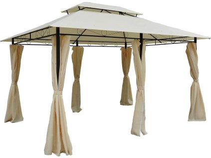 Luxusní zahradní altán Wiliam 3x4 m | krémový