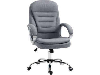 Čalouněná ergonomická židle | šedá