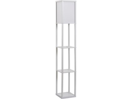 Stojací lampa se 3 policemi | bílá