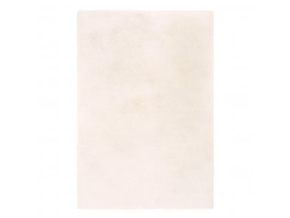 Homcom koberec měkký s vysokým vlasem béžový 60 x 120 x 3,5 cm