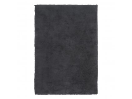 Homcom koberec měkký s vysokým vlasem antracit 60 x 120 x 3,5 cm