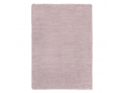 Homcom koberec měkký s vysokým vlasem starorůžový 120 x 170 x 3,5 cm