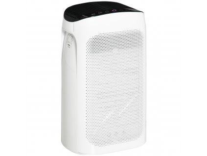 HOMCOM Čistička vzduchu s HEPA filtrem až pro 25-35 m³ Čistička vzduchu pro alergiky Kouření prachu v místnosti s tichým režimem spánku Časovač ABS