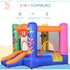 31606 4 nafukovaci skakaci hrad se skluzavkou 250 x 180 x 175 cm vicebarevny