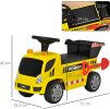 32008 11 detsky bagr pro deti od 18 do 36 mesicu zluty