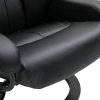 33061 8 polohovaci kreslo s taburetem 76x80x102 cm cerne