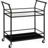 33082 9 kuchynsky servirovaci vozik 75x40x80 cm cerny