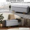 33232 5 calounena lavice s uloznym prostorem 100 x 40 x 42 cm svetle seda