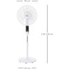 33394 8 ventilator s casovacem 138 cm bily