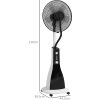 33403 11 vodni ventilator 90w 3 rezimy 120 cm cerny