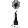 33406 3 vodni ventilator 90w 120 cm cerny