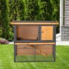 33754 1 vyvysena klec pro mala zvirata 89 5 x 45 x 81 cm zluta