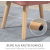 34030 14 calounene kreslo se sametovym vzhledem 64 x 62 x 72 5 cm ruzove