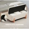 34057 4 calounena lavice s uloznym prostorem 111 x 44 x 44 5 cm kremova