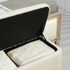 34057 8 calounena lavice s uloznym prostorem 111 x 44 x 44 5 cm kremova