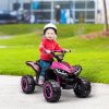 34060 2 detska elektricka ctyrkolka 12v ruzova