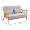34225 11 dvoumistna pohovka s podruckou 130 x 75 x 78 cm seda