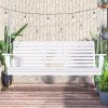 34270 2 zavesna zahradni houpacka 150x75x53cm bila