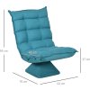 34306 2 otocna polohovaci zidle 62 x 70 x 95 cm modra