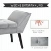 34609 13 moderni calounena lavice 114x46x56cm svetle seda