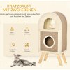 34801 12 vicepatrove skrabadlo pro kocky 40 x 34 91 cm kavove